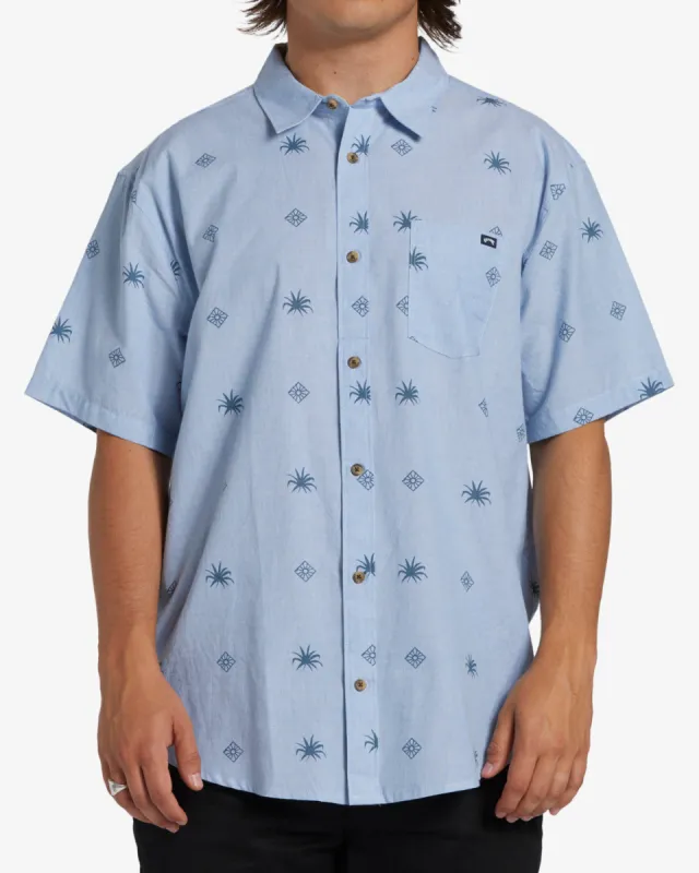 Sundays Mini Short Sleeve Shirt - Blue Suede sold by Billabong