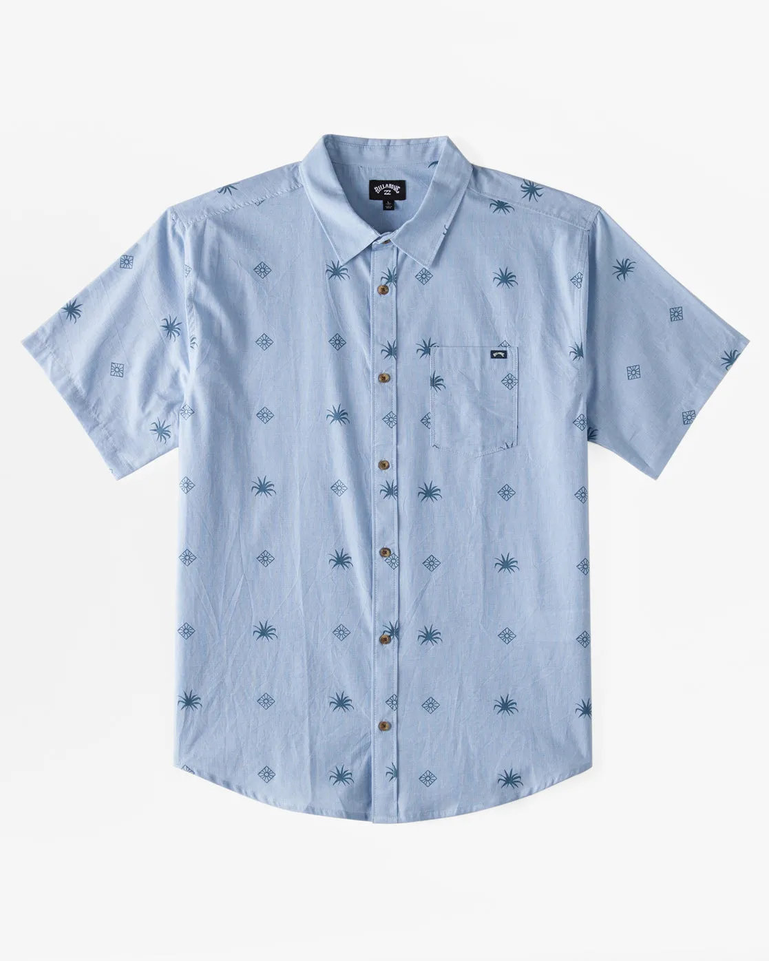 Sundays Mini Short Sleeve Shirt - Blue Suede sold by Billabong product image thumbnail 5