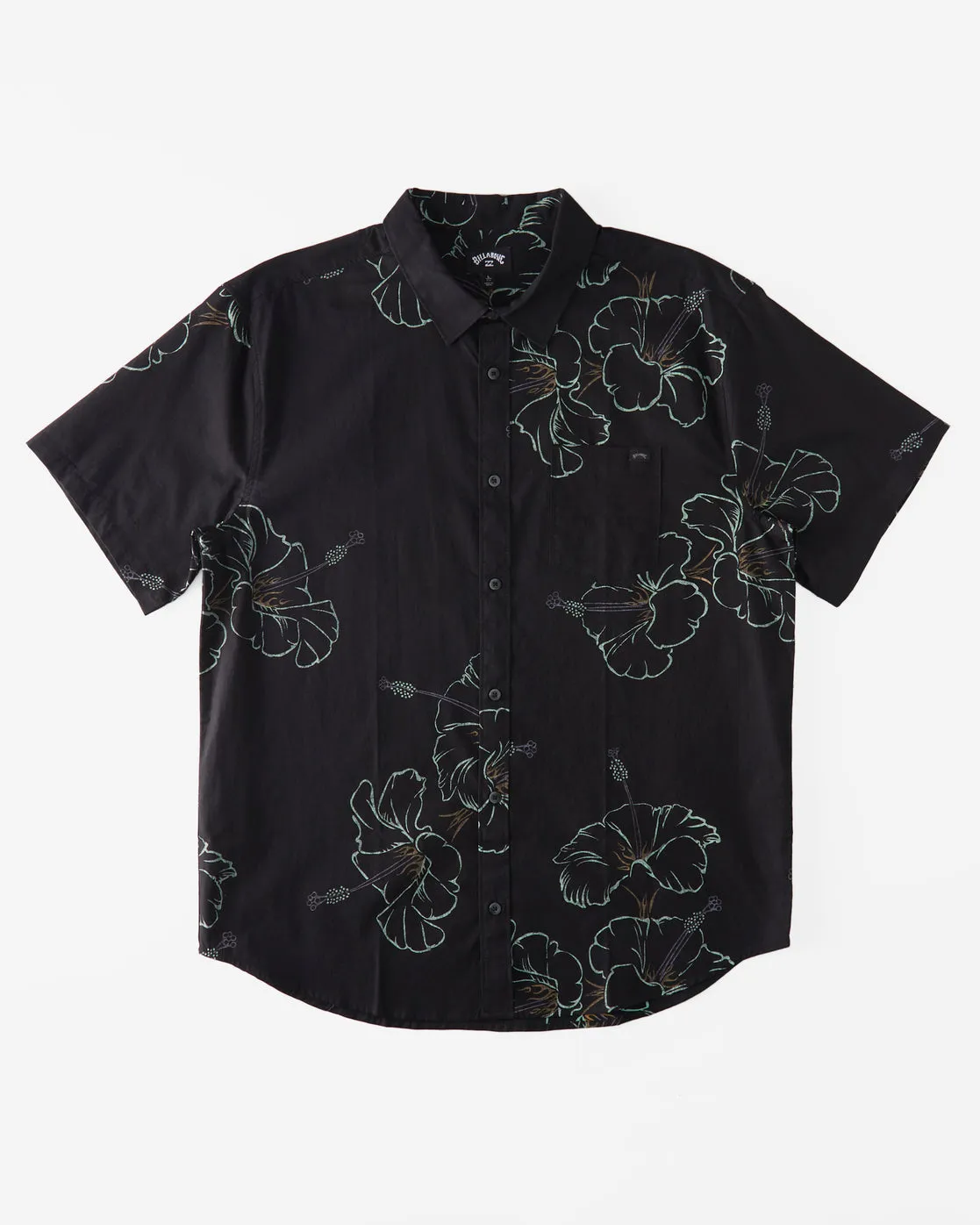 Sundays Short Sleeve Shirt - Black Green sold by Billabong product image thumbnail 5