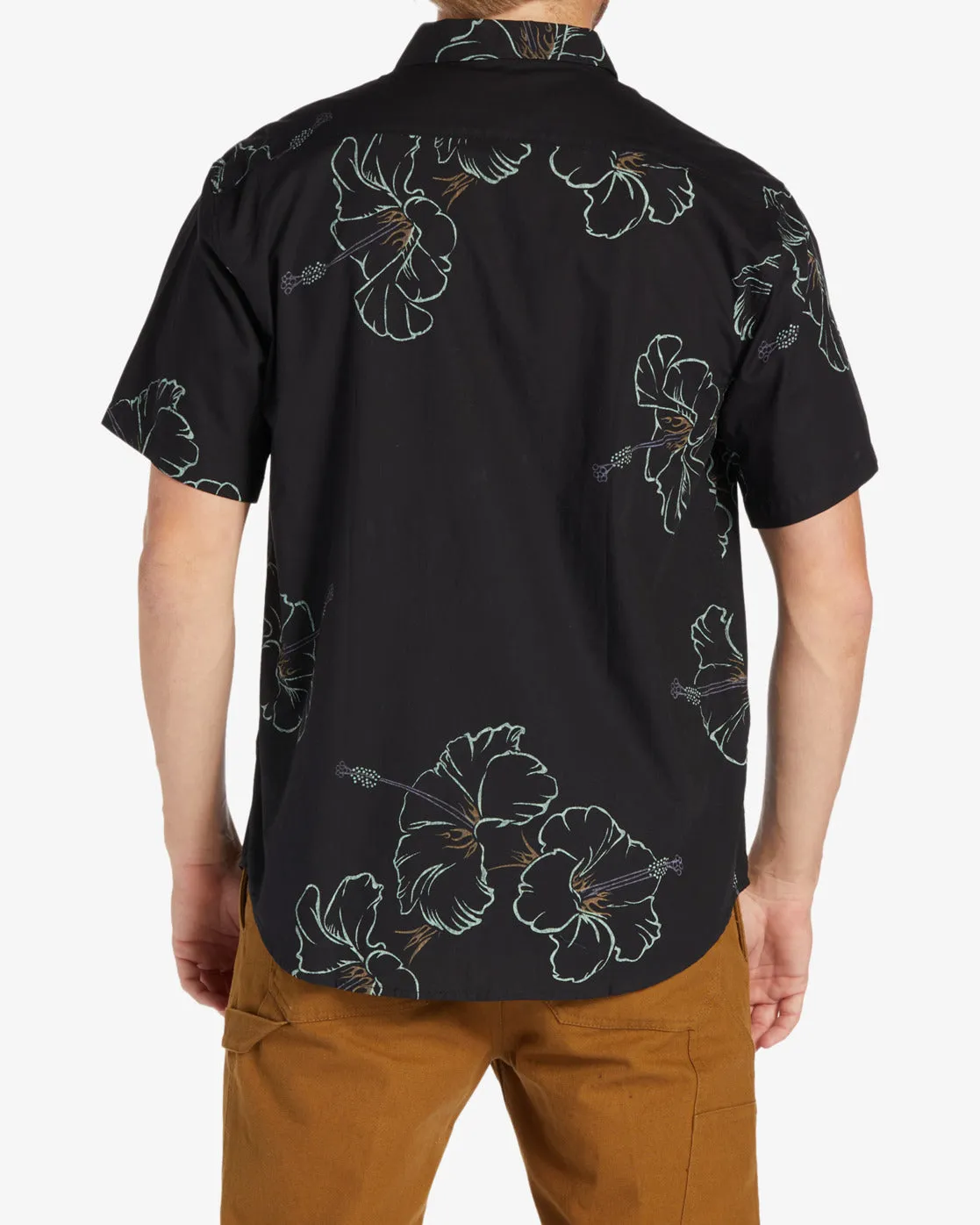 Sundays Short Sleeve Shirt - Black Green sold by Billabong product image thumbnail 2