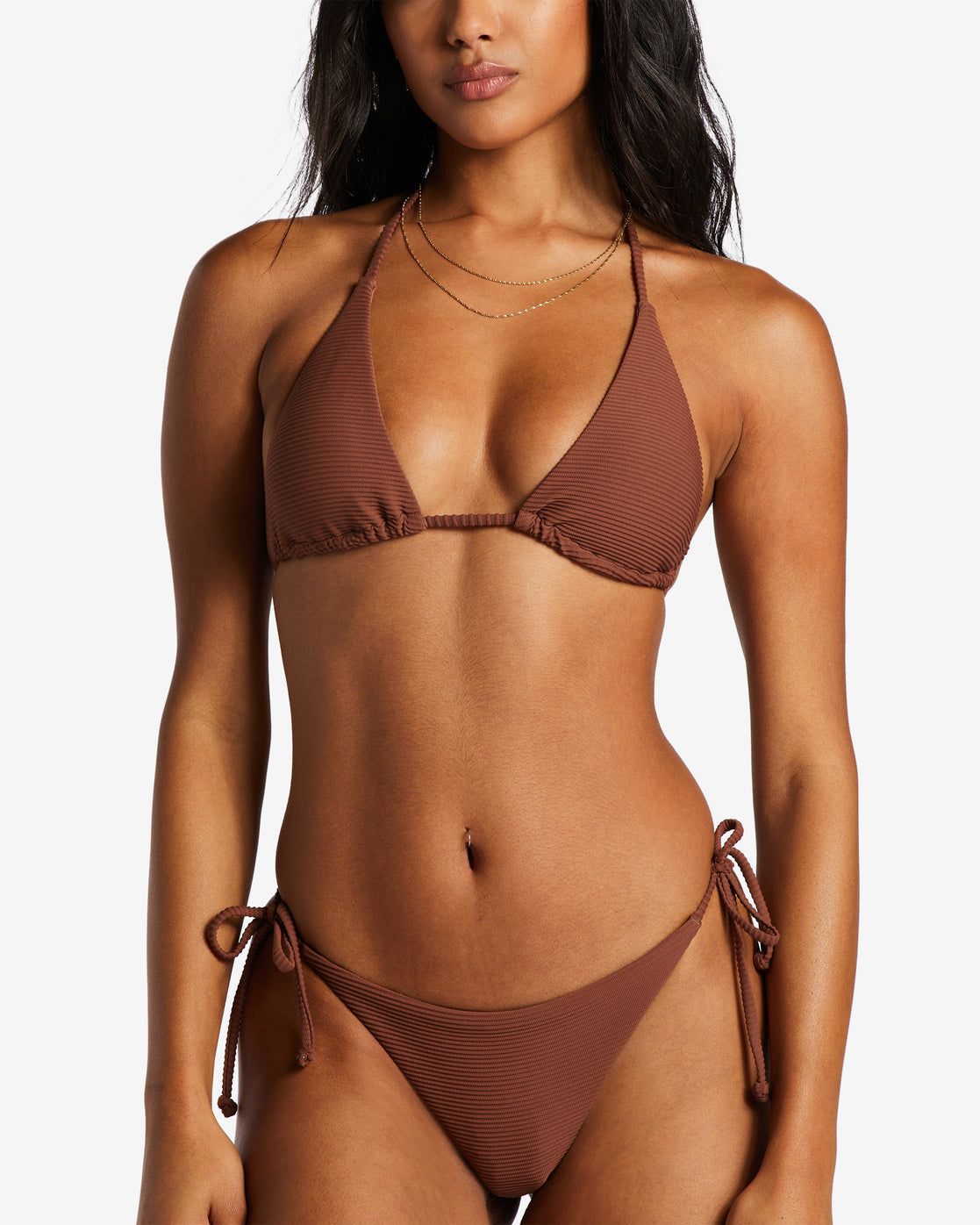 Tanlines Multi Triangle Bikini Top - Mocha sold by Billabong product image thumbnail 5