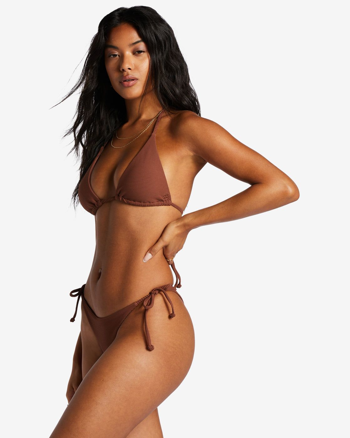 Tanlines Multi Triangle Bikini Top - Mocha sold by Billabong product image thumbnail 2