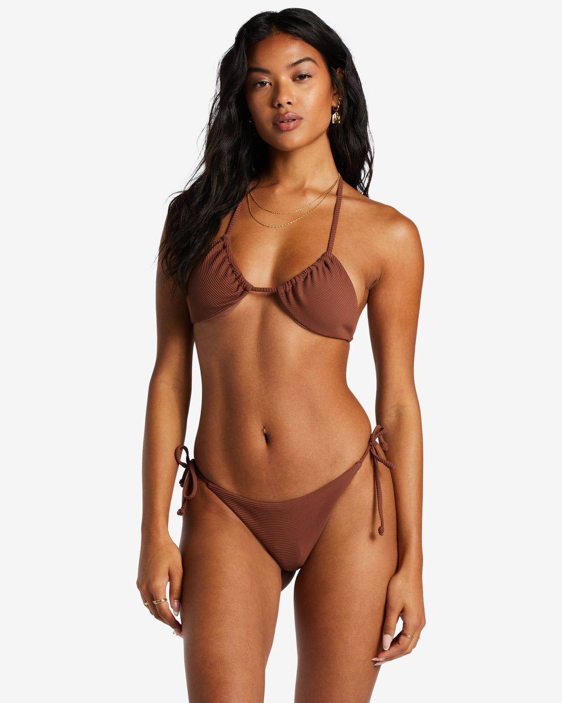 Tanlines Multi Triangle Bikini Top - Mocha sold by Billabong product image thumbnail 4