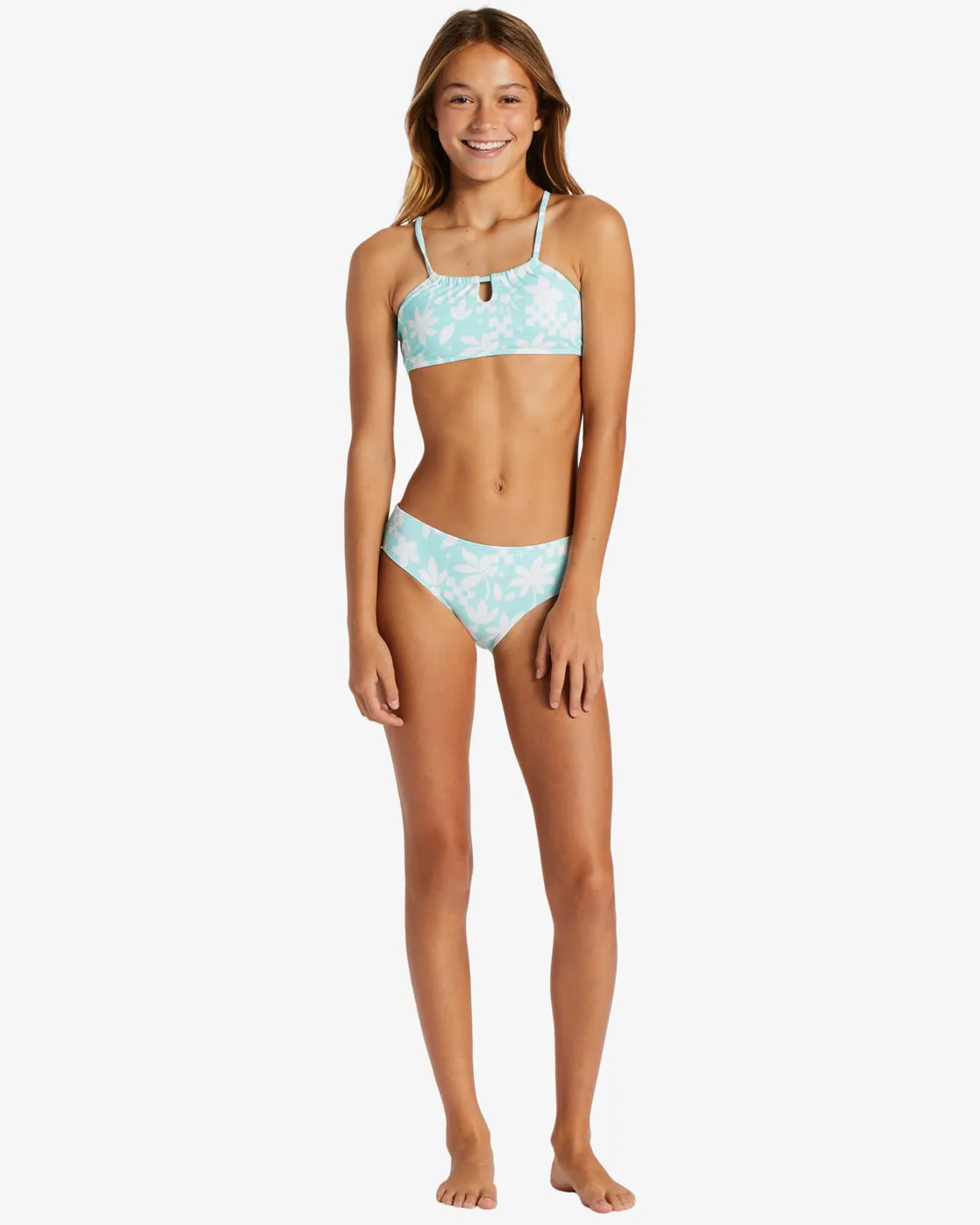Girls Catch A Wave Two Piece Trilet Bikini Set - Mint Chip sold by Billabong product image thumbnail 2