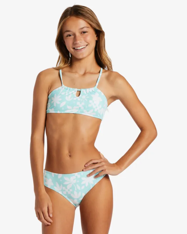 Girls Catch A Wave Two Piece Trilet Bikini Set - Mint Chip sold by Billabong