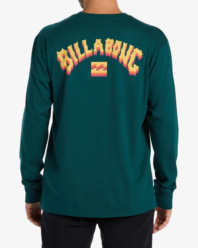 Arch Fill Long Sleeve T-Shirt - Deep Teal sold by Billabong