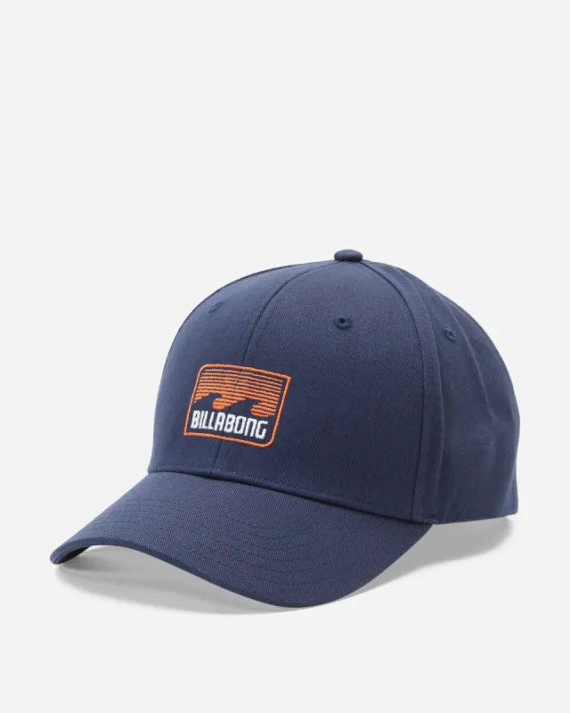 Walled Snapback Hat - Navy sold by Billabong