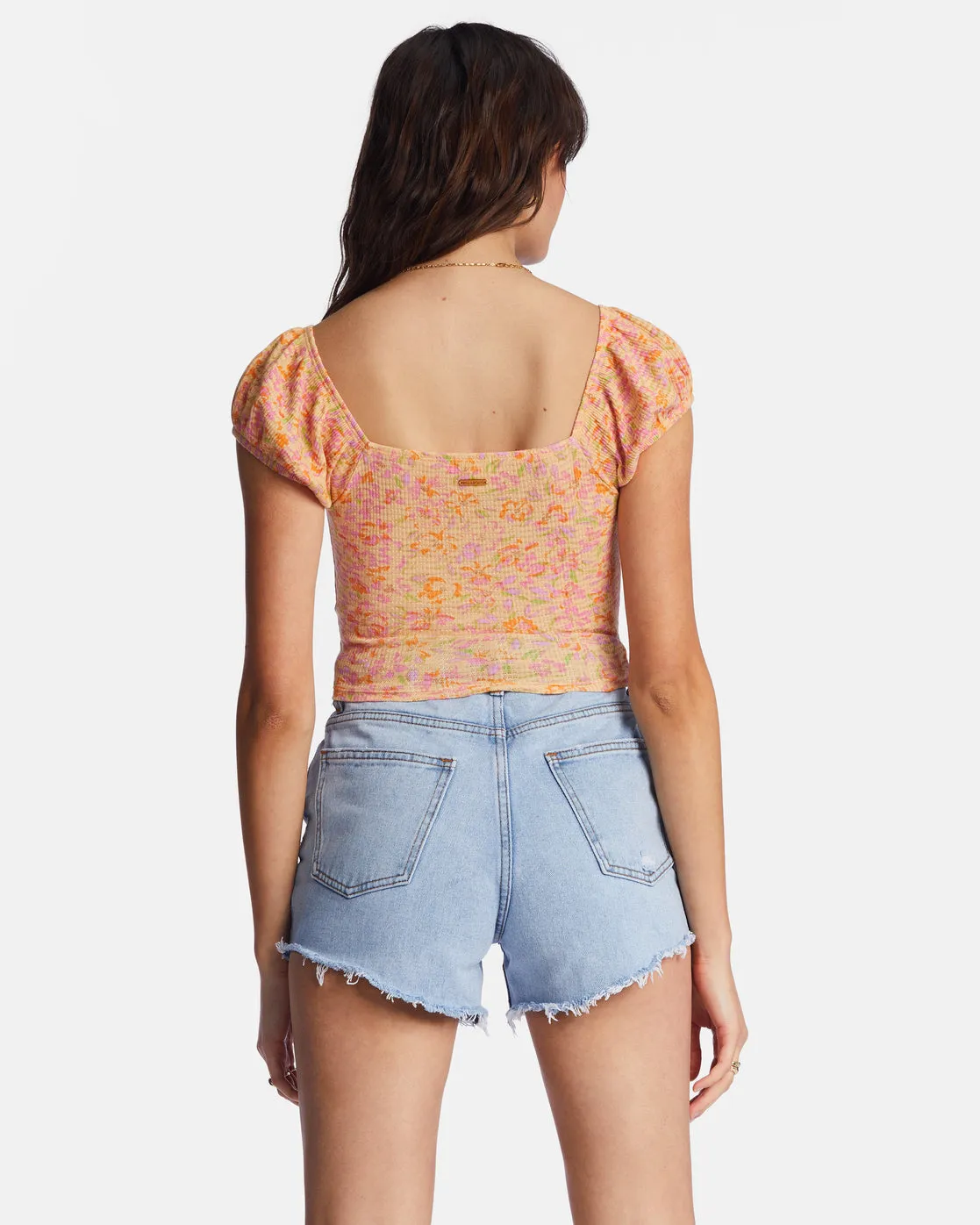 Pretty Sweet Crop Top - Peach Punch sold by Billabong product image thumbnail 3