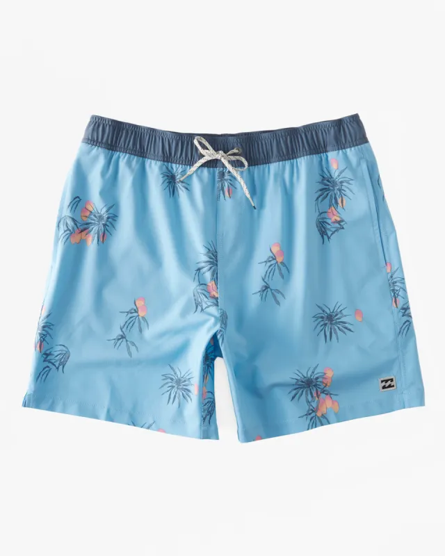 Sundays Layback 17" Swim Trunks - Coastal Blue sold by Billabong