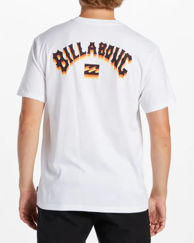 Arch Fill T-Shirt - White sold by Billabong