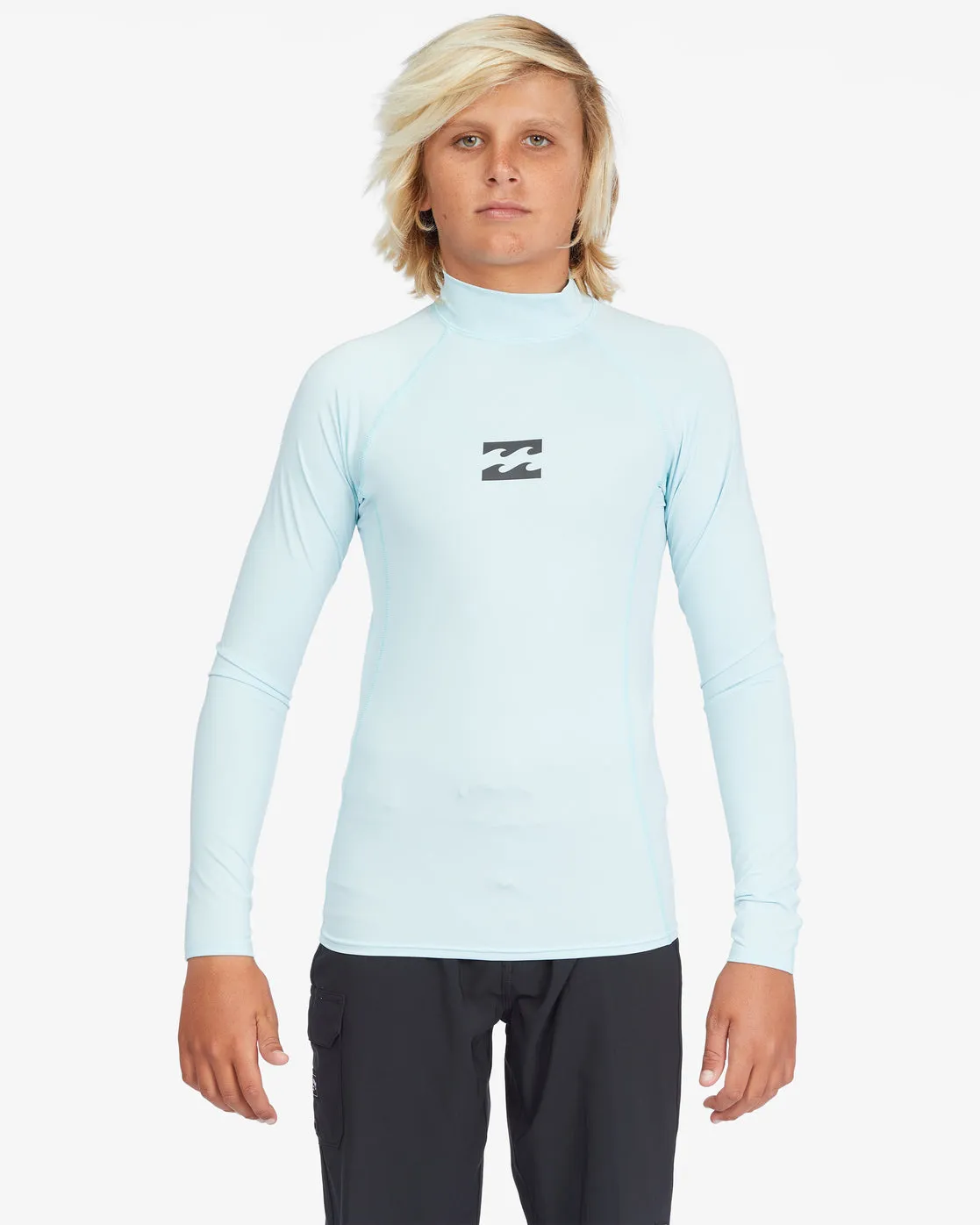 Boys All Day Wave Performance Fit Long Sleeve Rashguard - Coastal sold by Billabong product image thumbnail 2