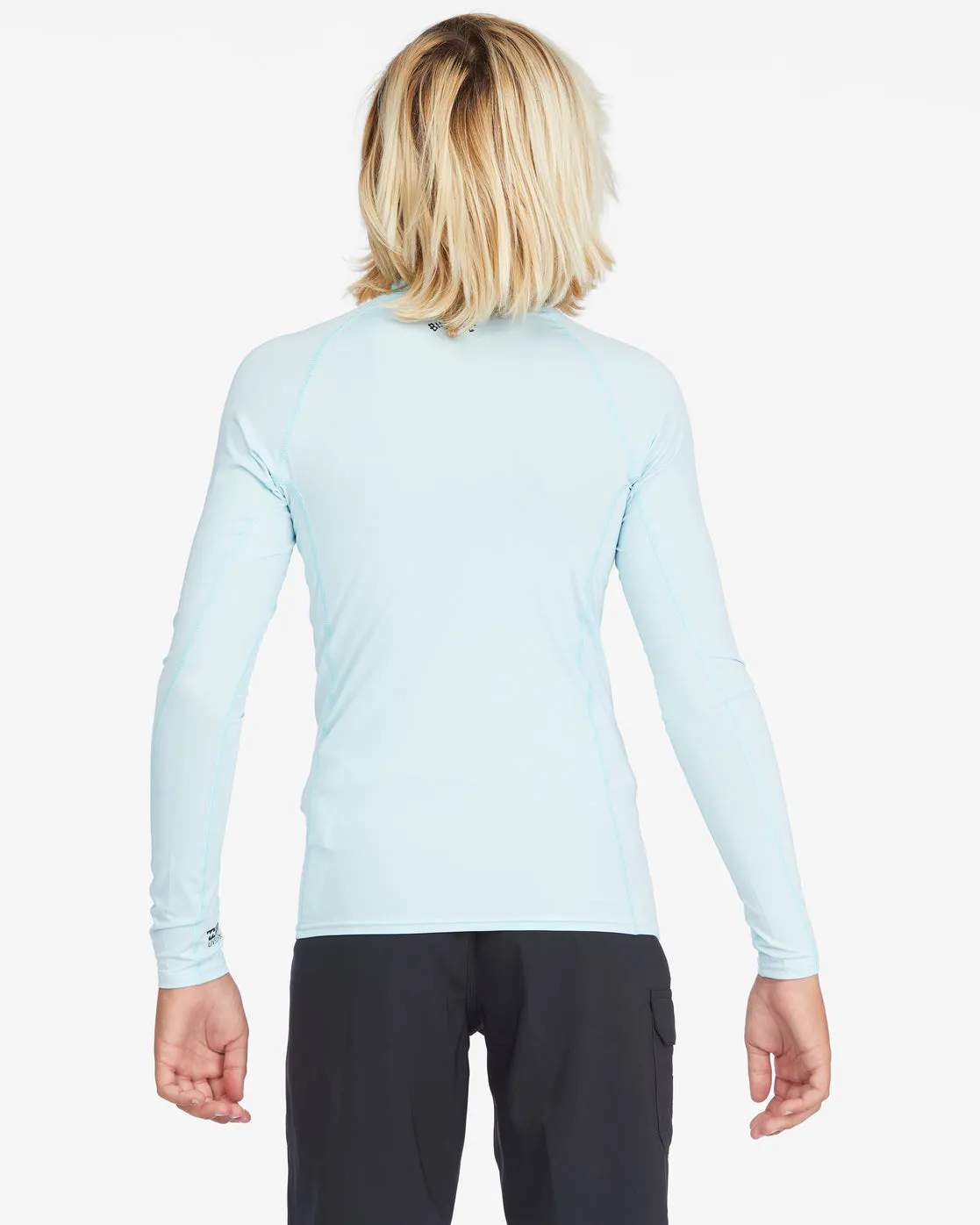 Boys All Day Wave Performance Fit Long Sleeve Rashguard - Coastal sold by Billabong product image thumbnail 3