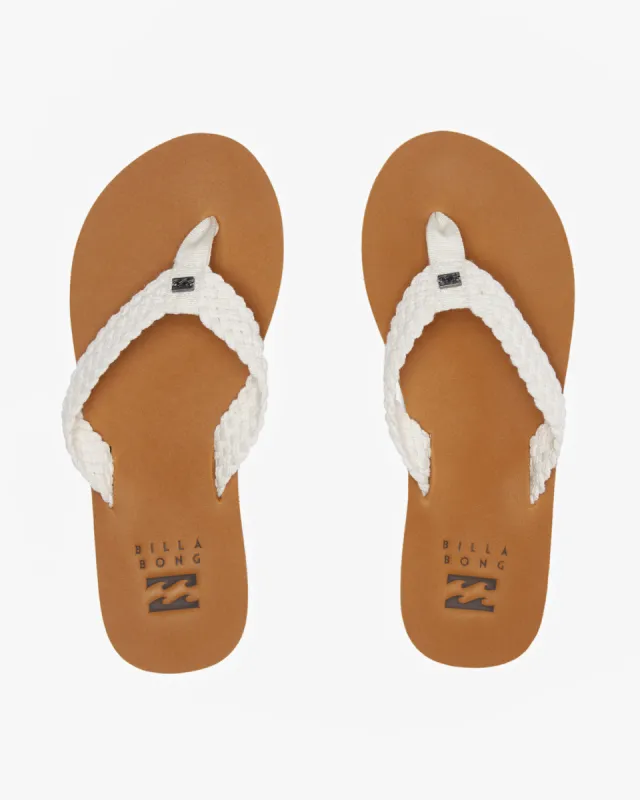 Baja Sandals - White sold by Billabong