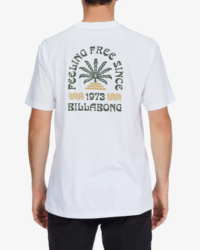 Steady Short Sleeve T-Shirt - White sold by Billabong