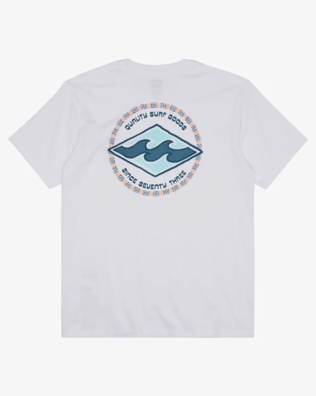 Boys Rotor Diamond Short Sleeve T-Shirt - Off White sold by Billabong