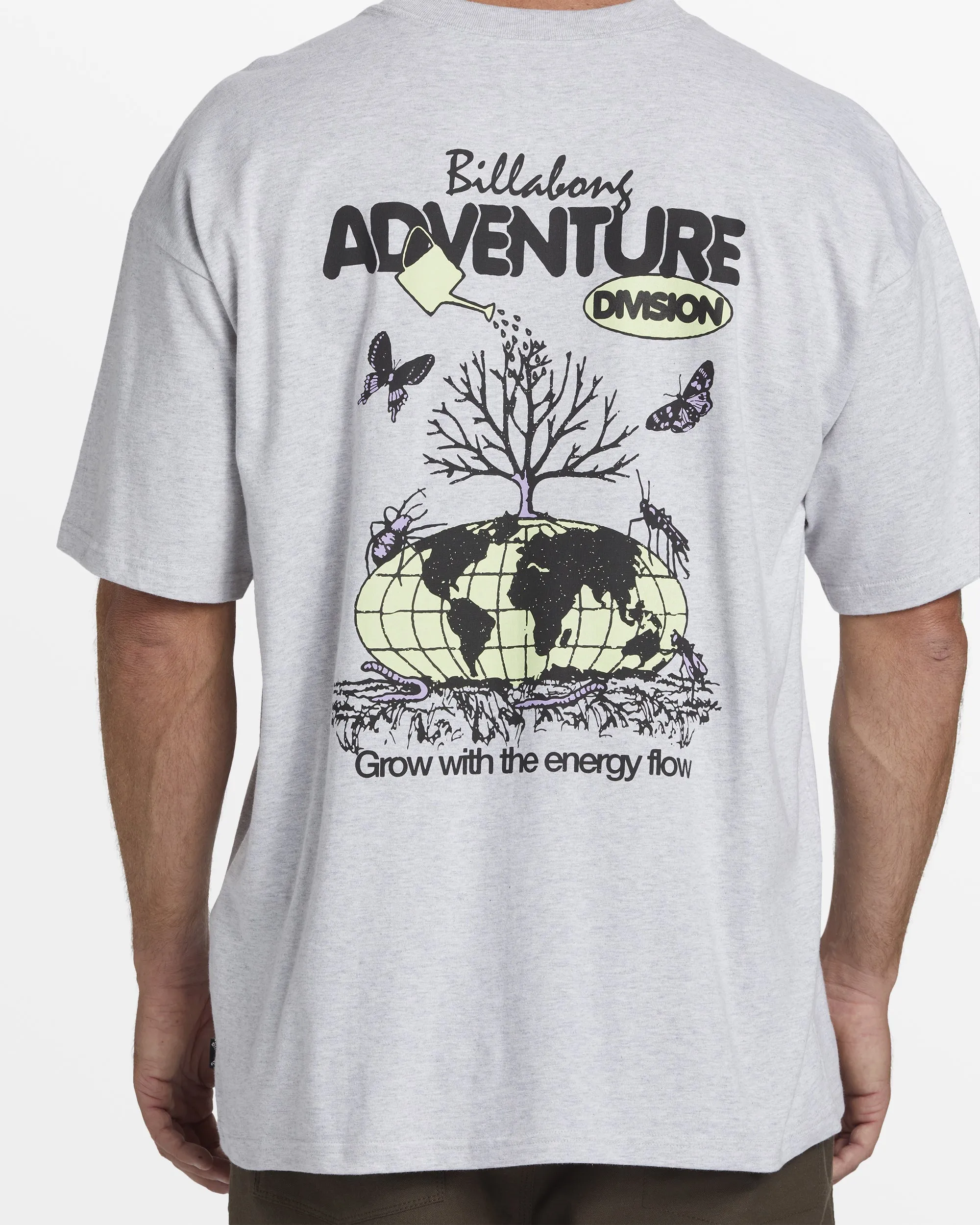 A/Div Grow T-Shirt - Light Grey Heather sold by Billabong product image thumbnail 4