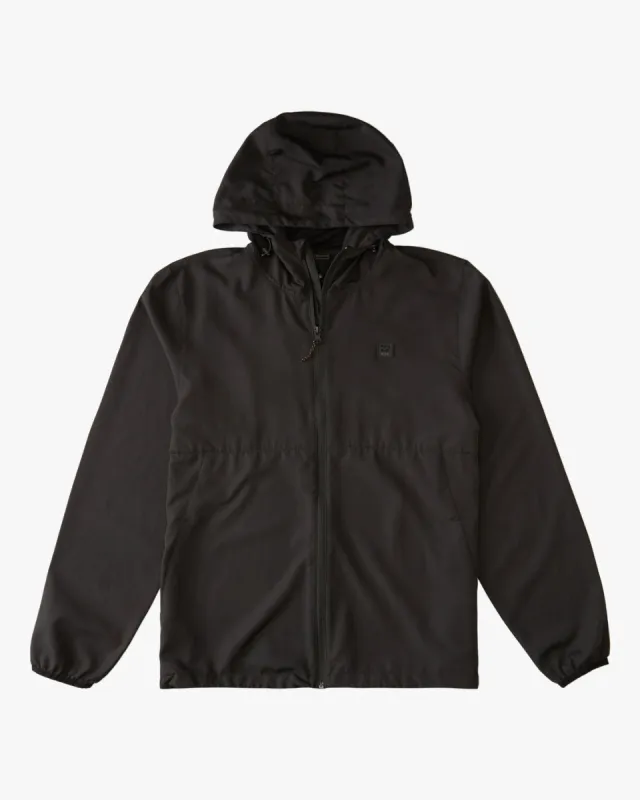Boys Transport Windbreaker Jacket - Black sold by Billabong