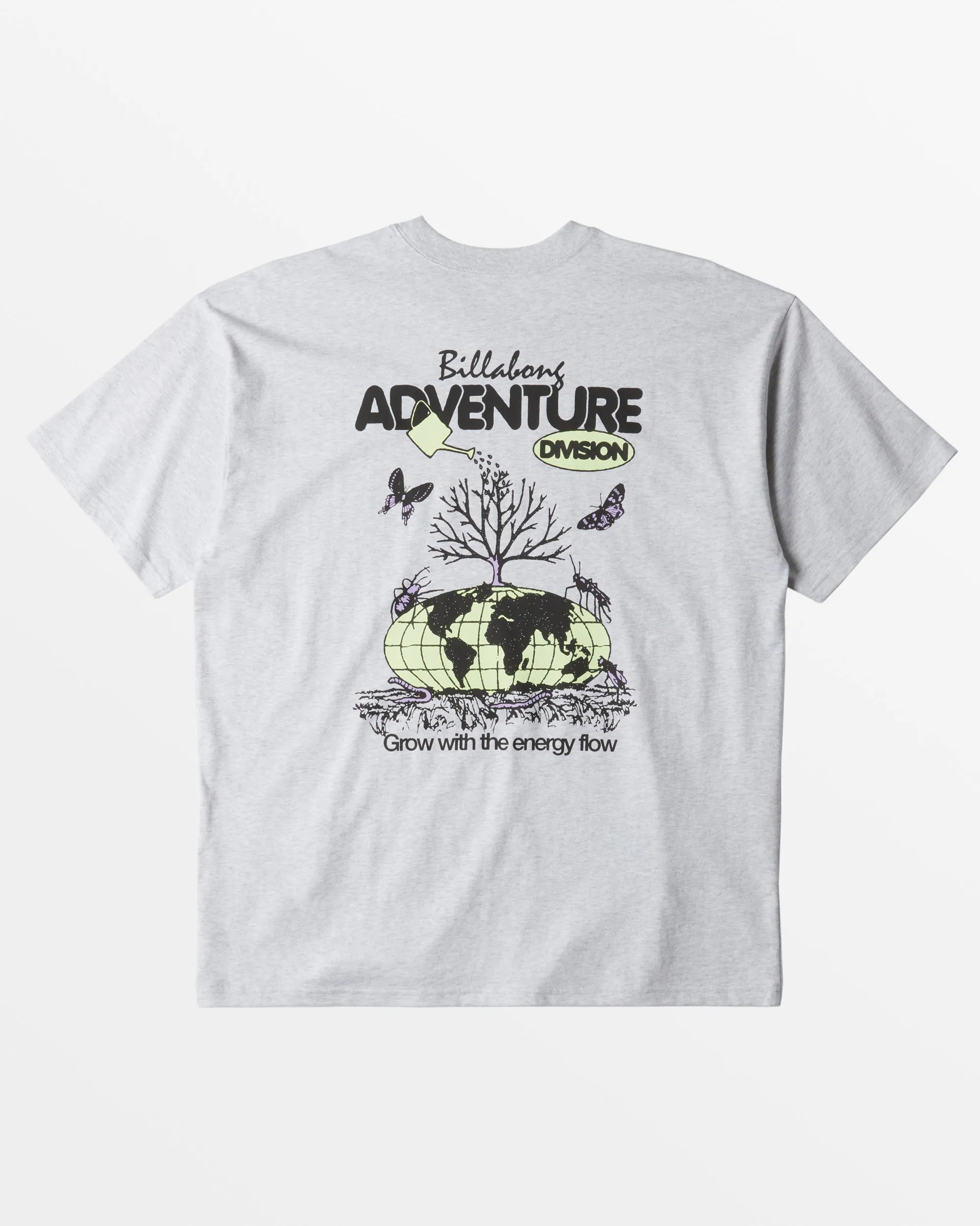A/Div Grow T-Shirt - Light Grey Heather sold by Billabong product image thumbnail 5