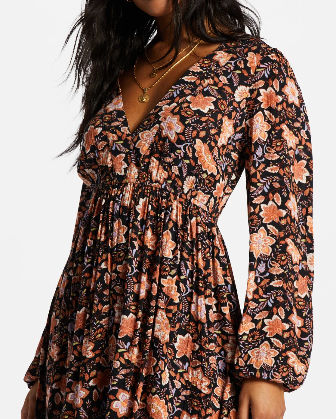 Sweetest Dream Mini Dress - Black Pebble sold by Billabong product image thumbnail 5