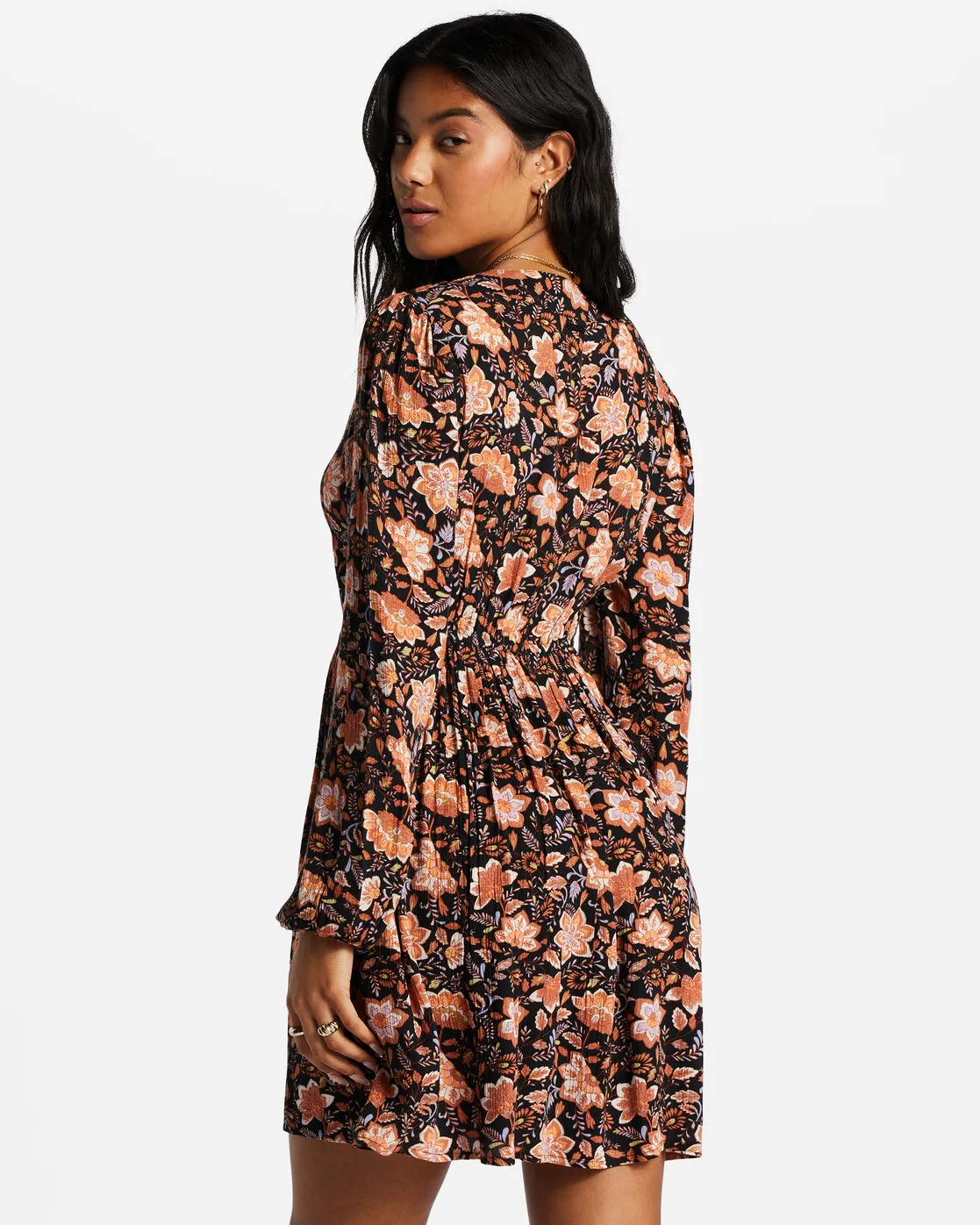 Sweetest Dream Mini Dress - Black Pebble sold by Billabong product image thumbnail 4