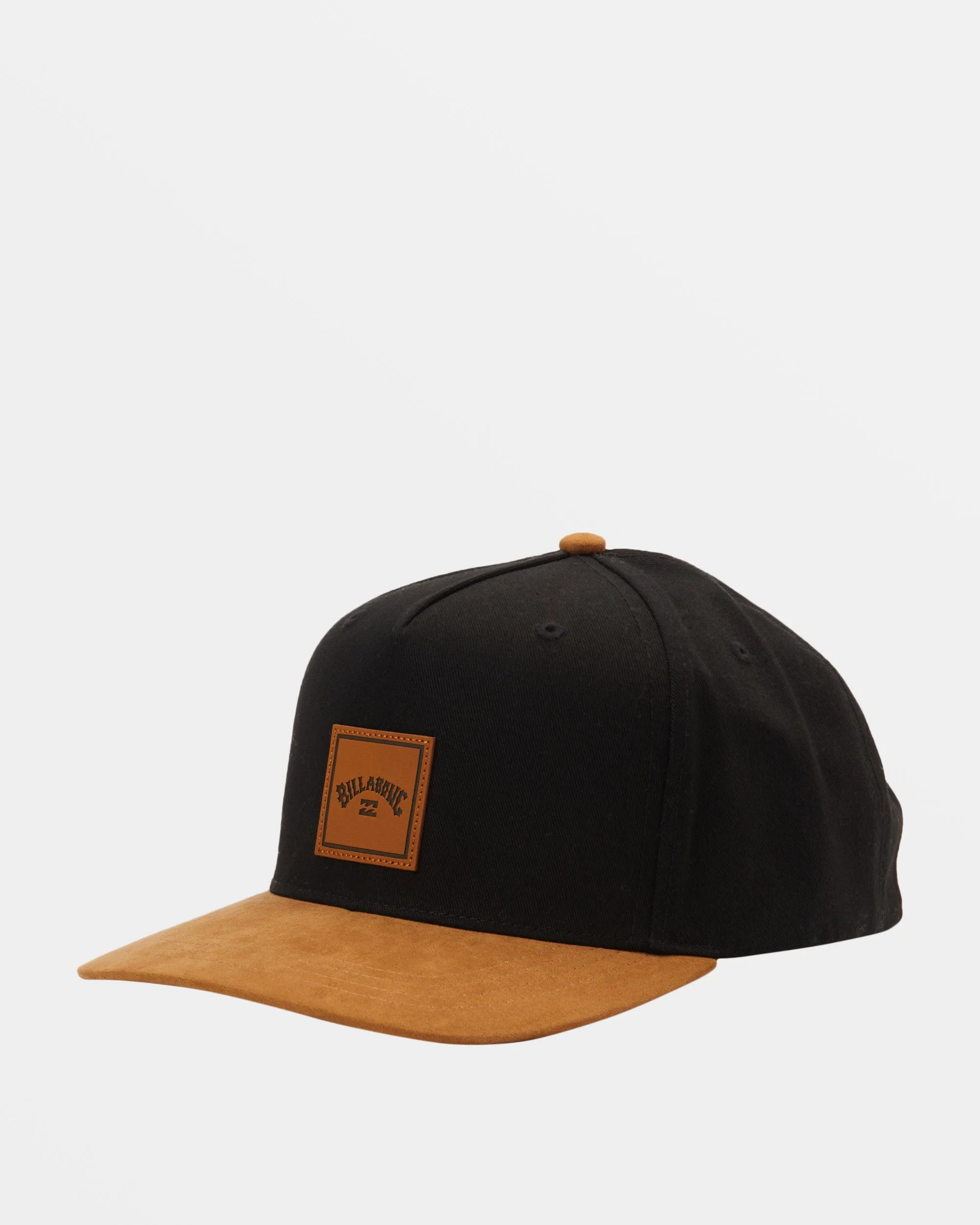 Stacked Snapback Hat - Black/Tan sold by Billabong