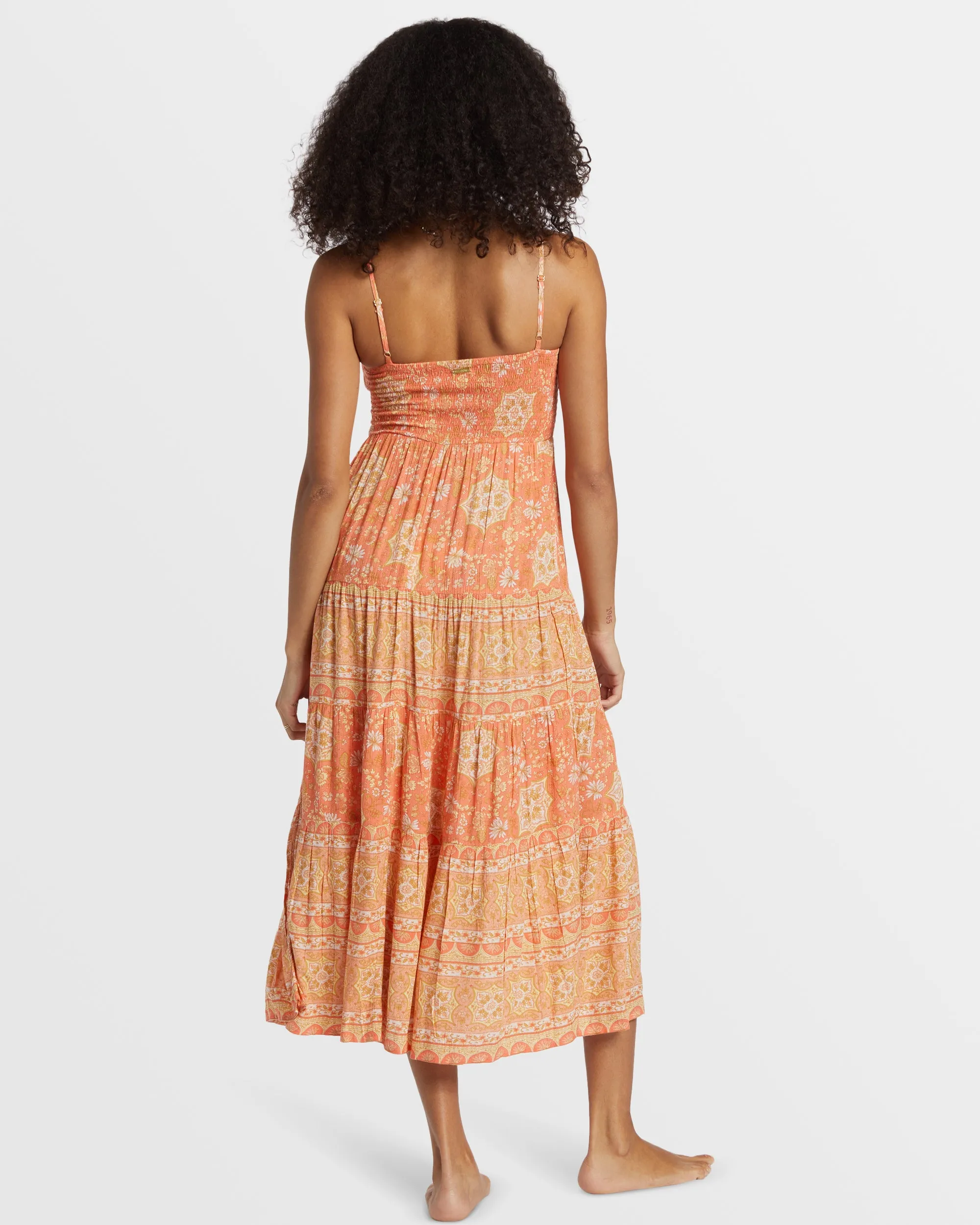 Dream Space Midi Dress - Sweet Papaya sold by Billabong product image thumbnail 3
