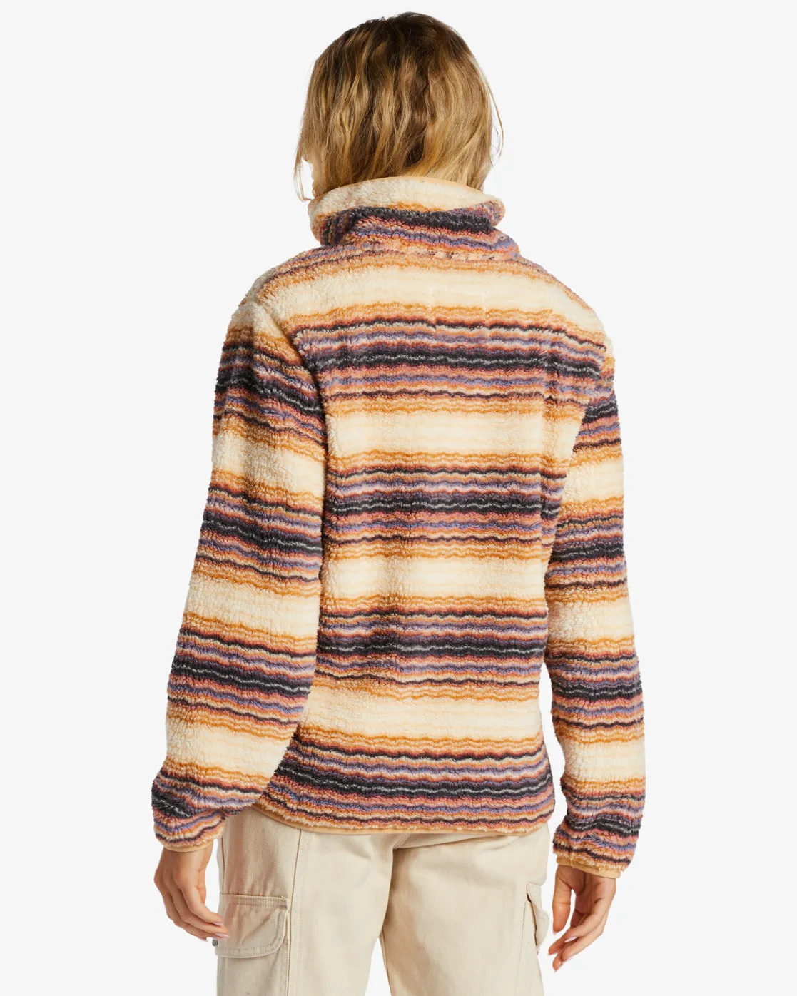 Switchback Mock Neck Fleece - Oat sold by Billabong product image thumbnail 3