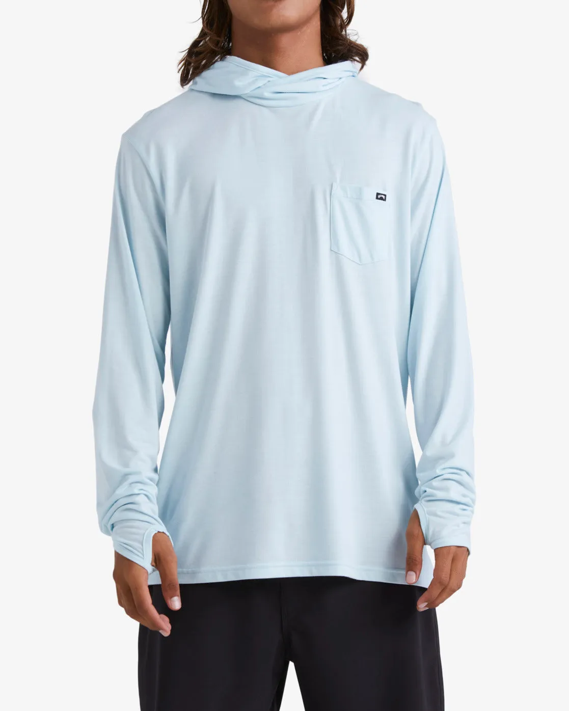 Eclipse Hooded Long Sleeve Surf T-Shirt - Coastal sold by Billabong