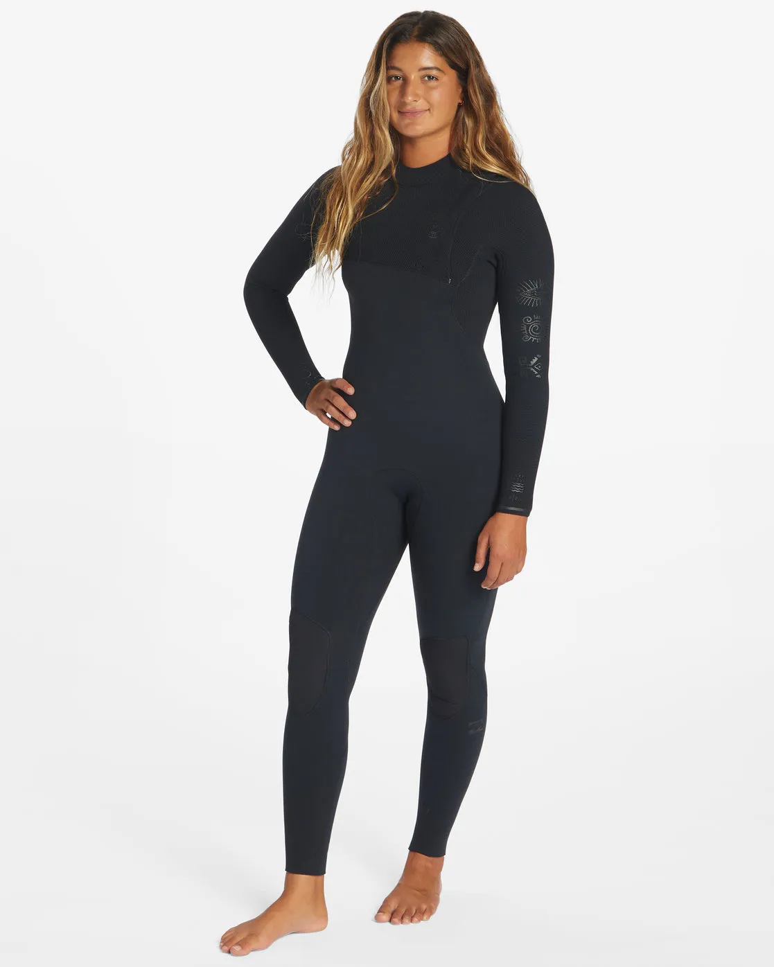 4/3 Salty Dayz Natural Zipperless Wetsuit - Black sold by Billabong product image thumbnail 2