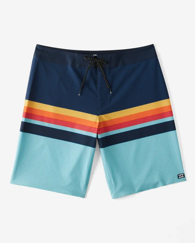 All Day Stripe Pro 20" Boardshorts - Blue sold by Billabong