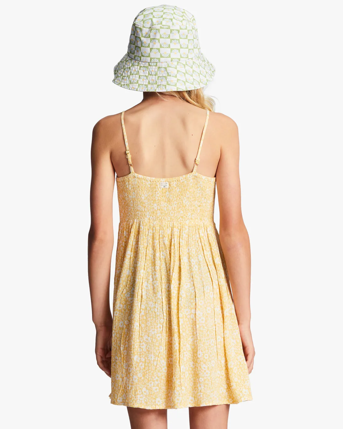 Girls 4-16 Sunshine Heart Mini Dress - Golden Peach sold by Billabong product image thumbnail 3