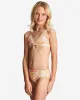 Girls 4-16 Spring Daydream Triangle Two-Piece Bikini Set - Golden Peach sold by Billabong
