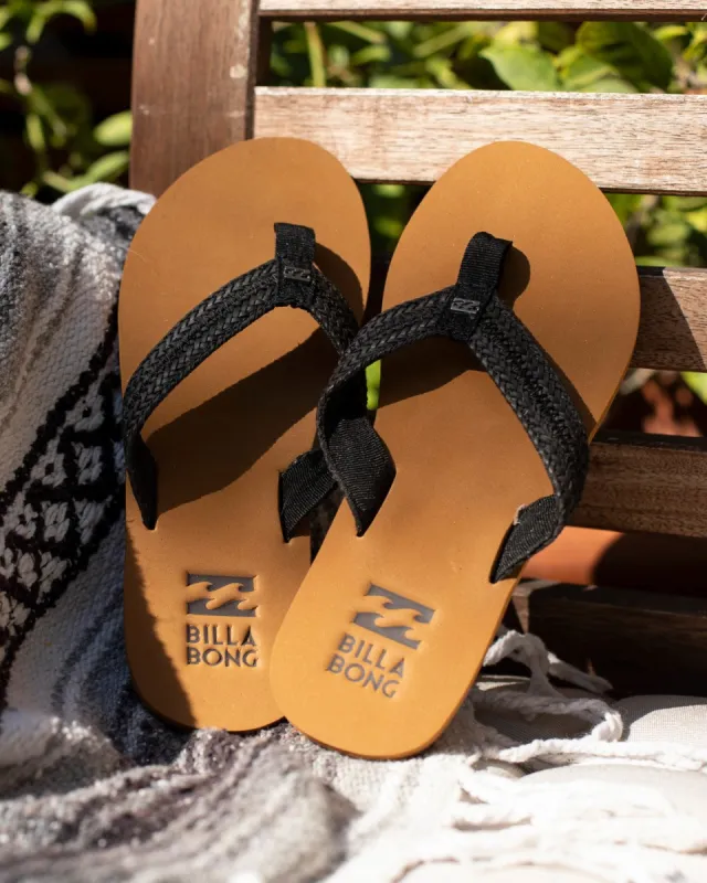 Kai Sandals - Off Black sold by Billabong