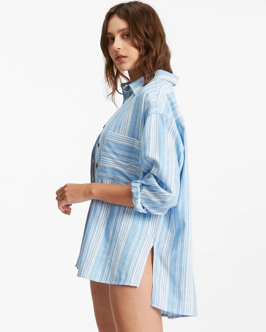 In The Tide Button-Down Shirt - Blue Skies sold by Billabong product image thumbnail 4
