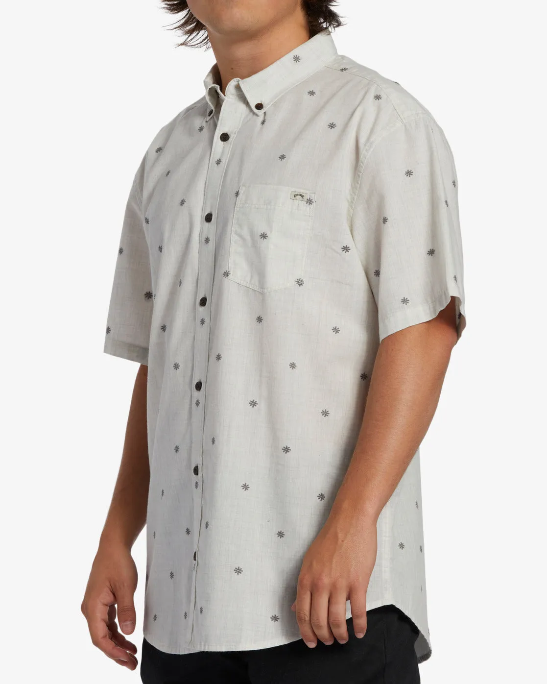 All Day Jacquard Short Sleeve Shirt - Chino sold by Billabong product image thumbnail 2