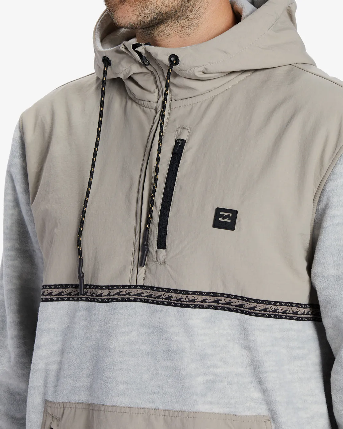 Boundary Graphene Half-Zip Fleece - Oatmeal Heather sold by Billabong product image thumbnail 4
