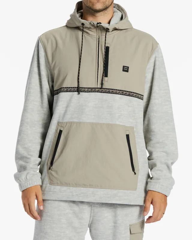Boundary Graphene Half-Zip Fleece - Oatmeal Heather sold by Billabong