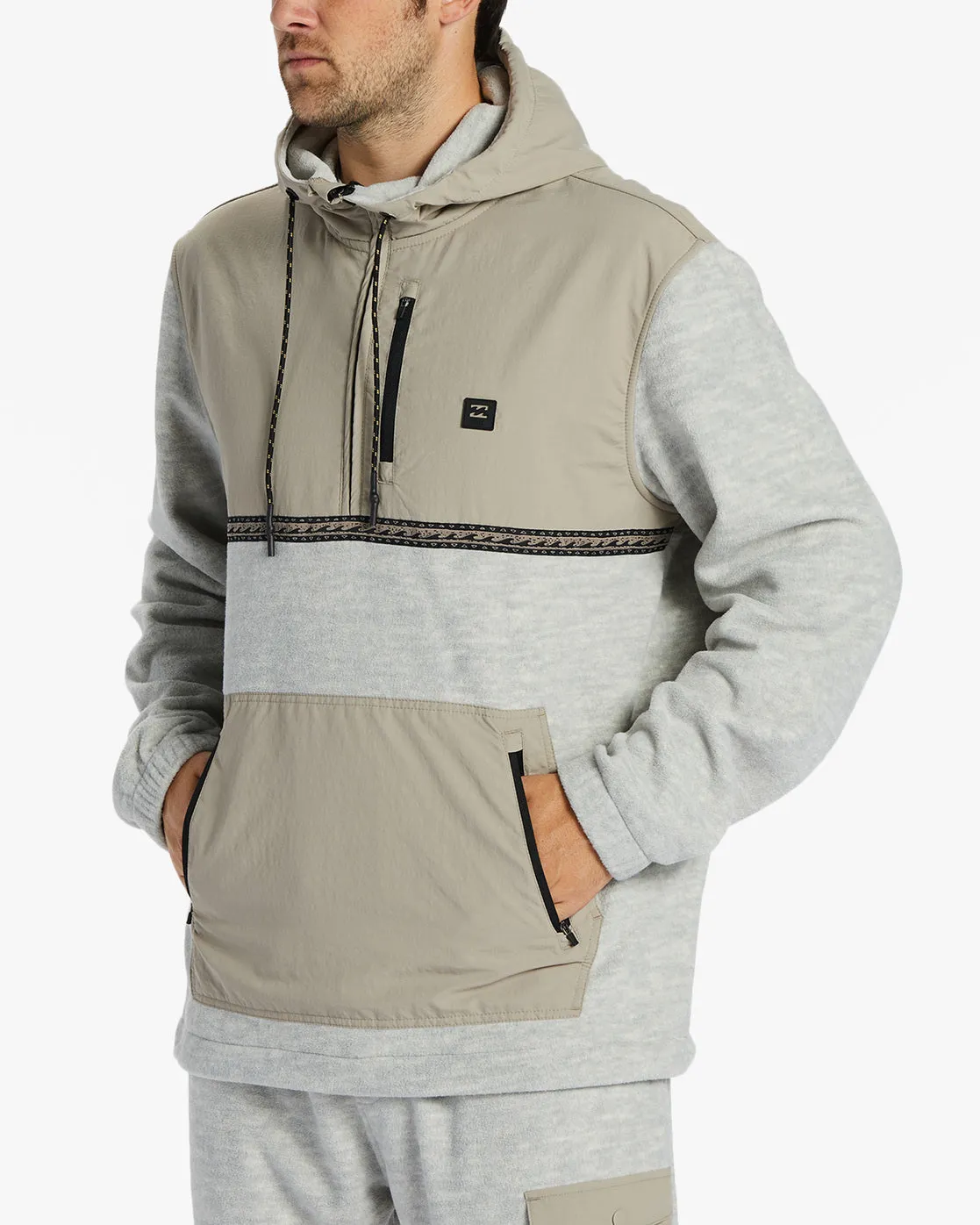 Boundary Graphene Half-Zip Fleece - Oatmeal Heather sold by Billabong product image thumbnail 2