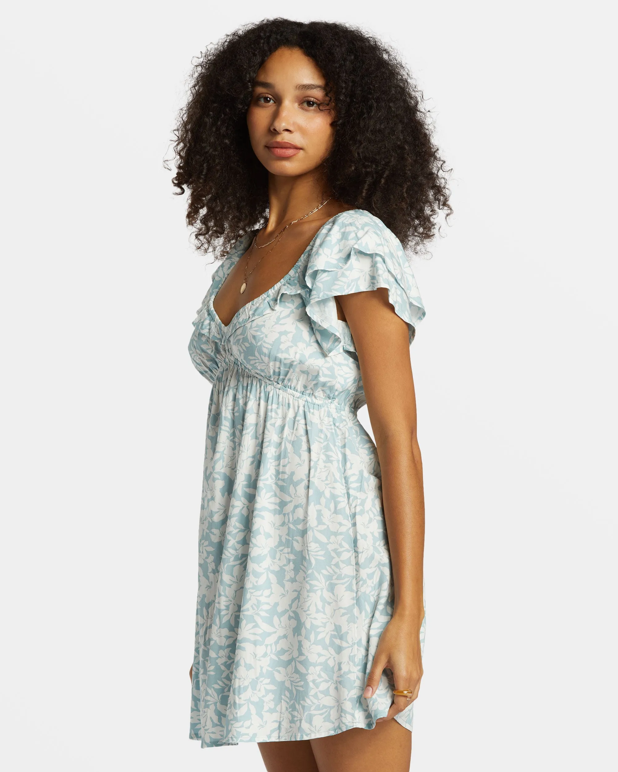 Enchant Me Mini Dress - Dusk Blue sold by Billabong product image thumbnail 3