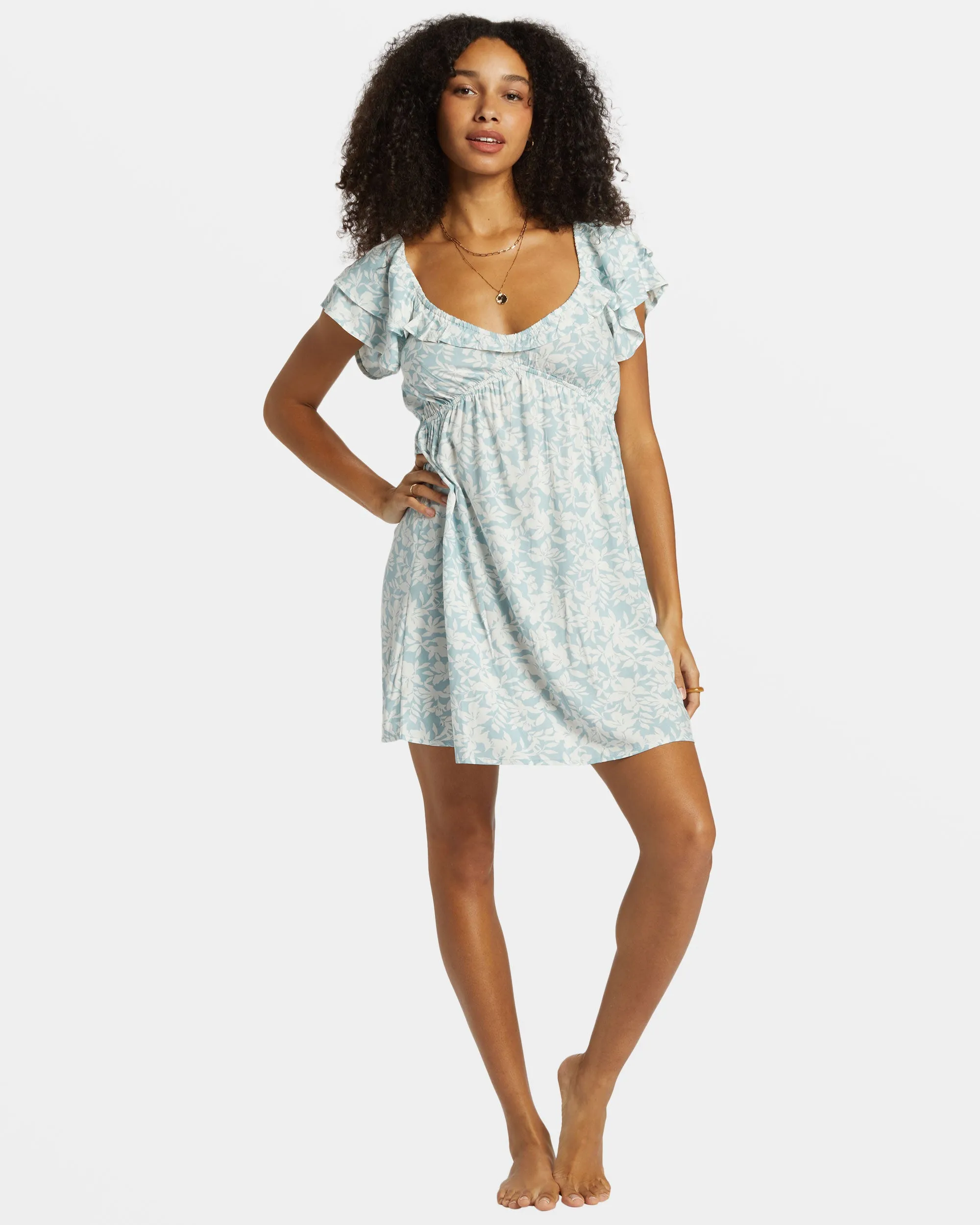 Enchant Me Mini Dress - Dusk Blue sold by Billabong product image thumbnail 5