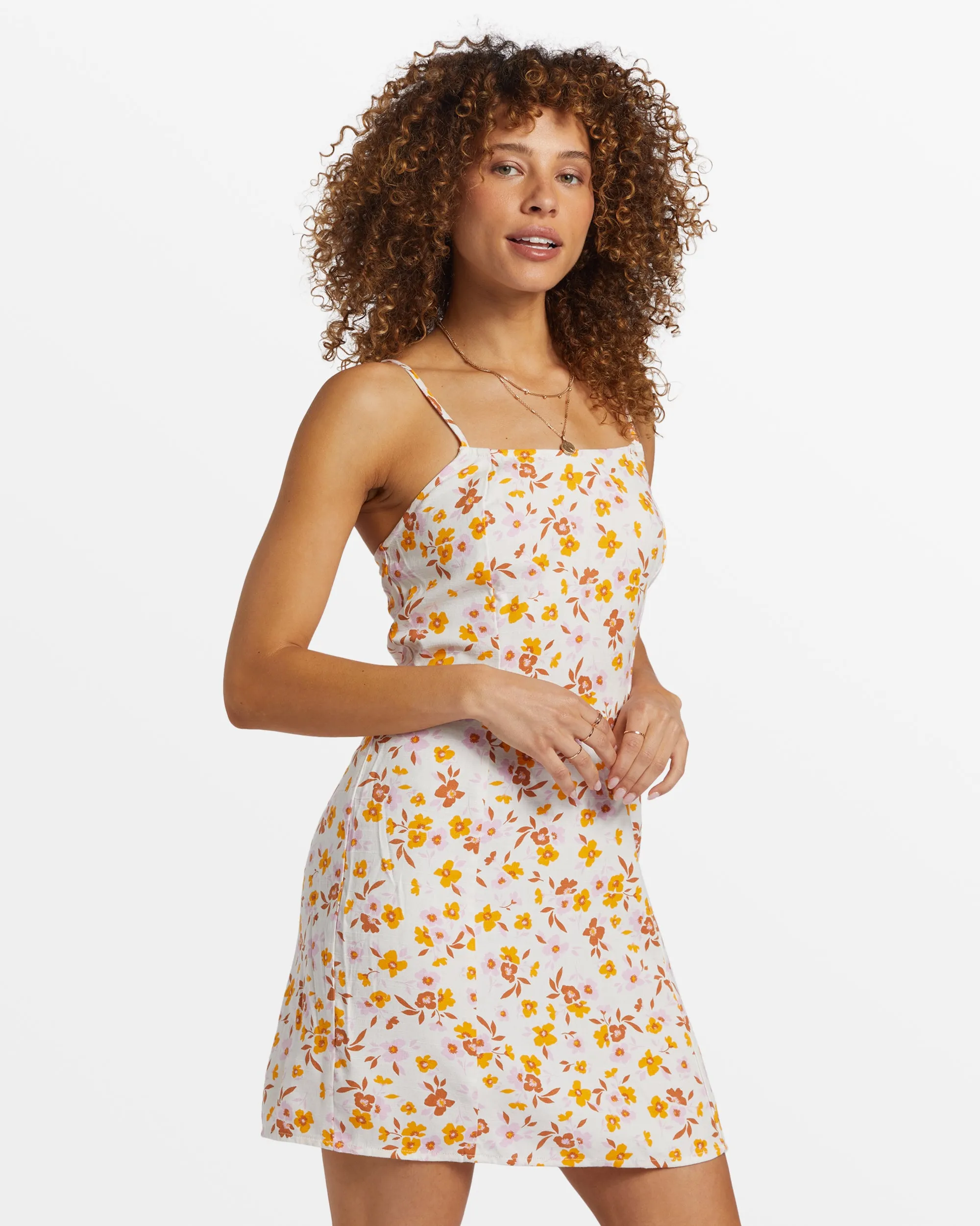 Stay Awhile Mini Dress - Salt Crystal sold by Billabong product image thumbnail 3