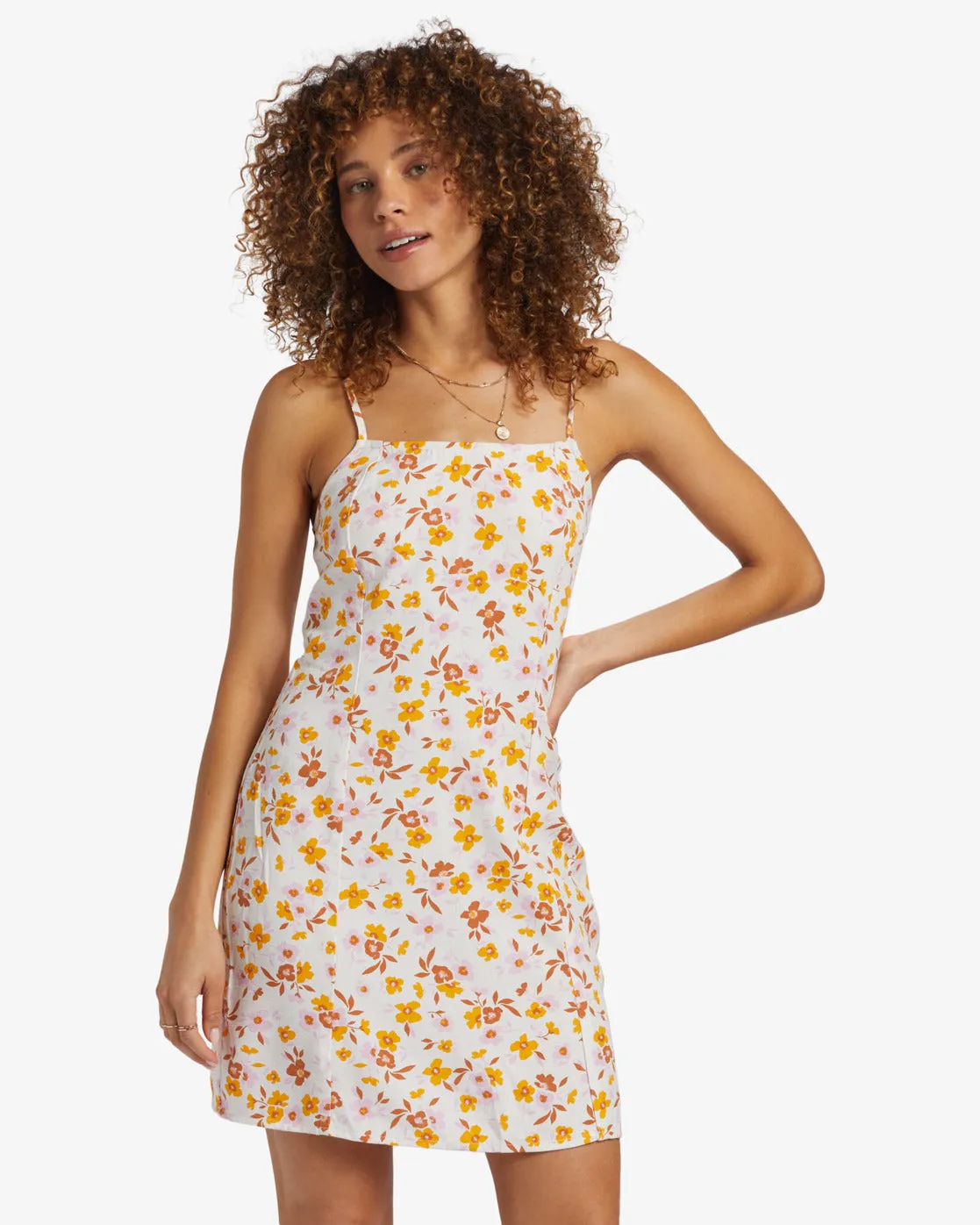 Stay Awhile Mini Dress - Salt Crystal sold by Billabong product image thumbnail 5