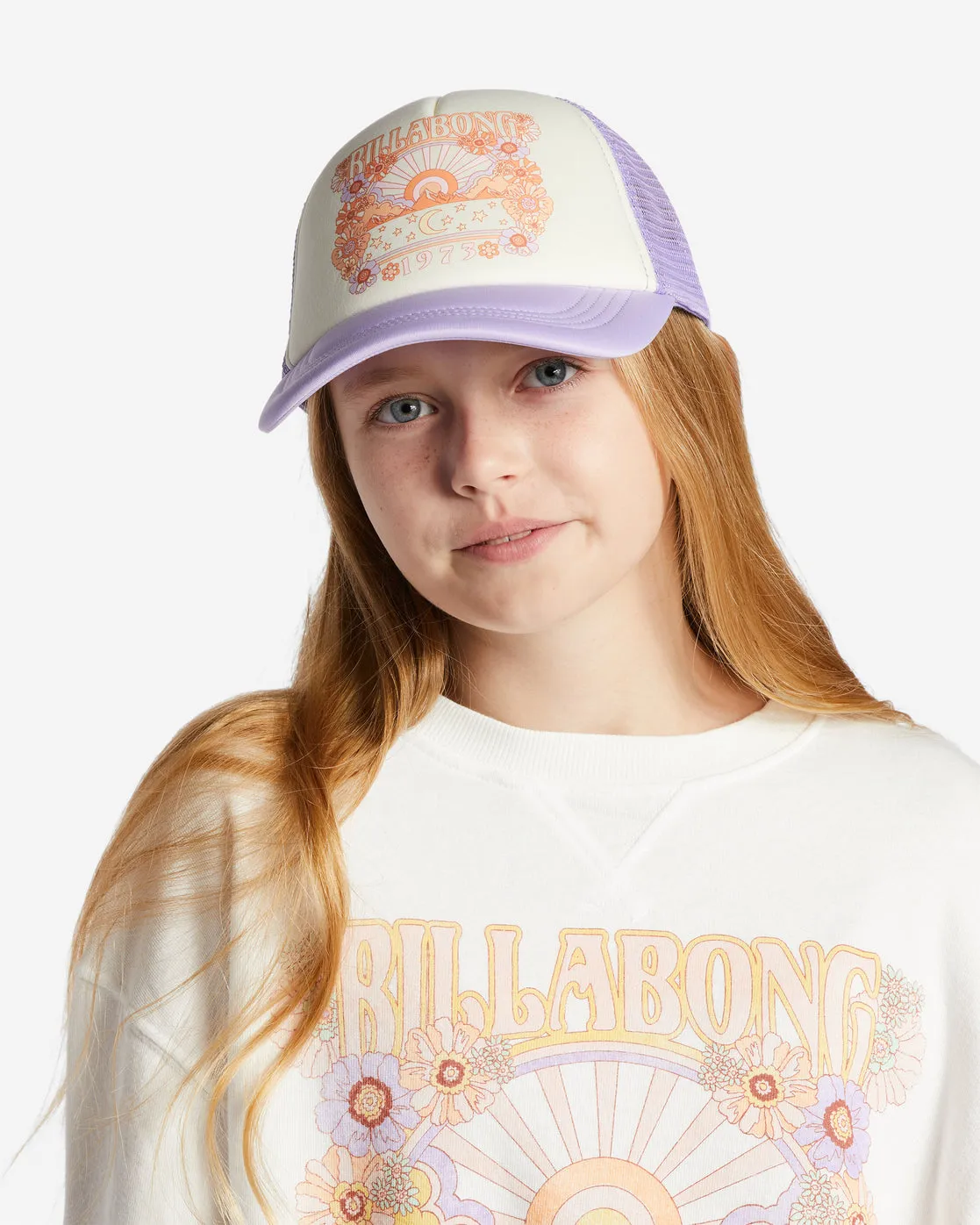 Girls Ohana Trucker Hat - Lilac Breeze sold by Billabong