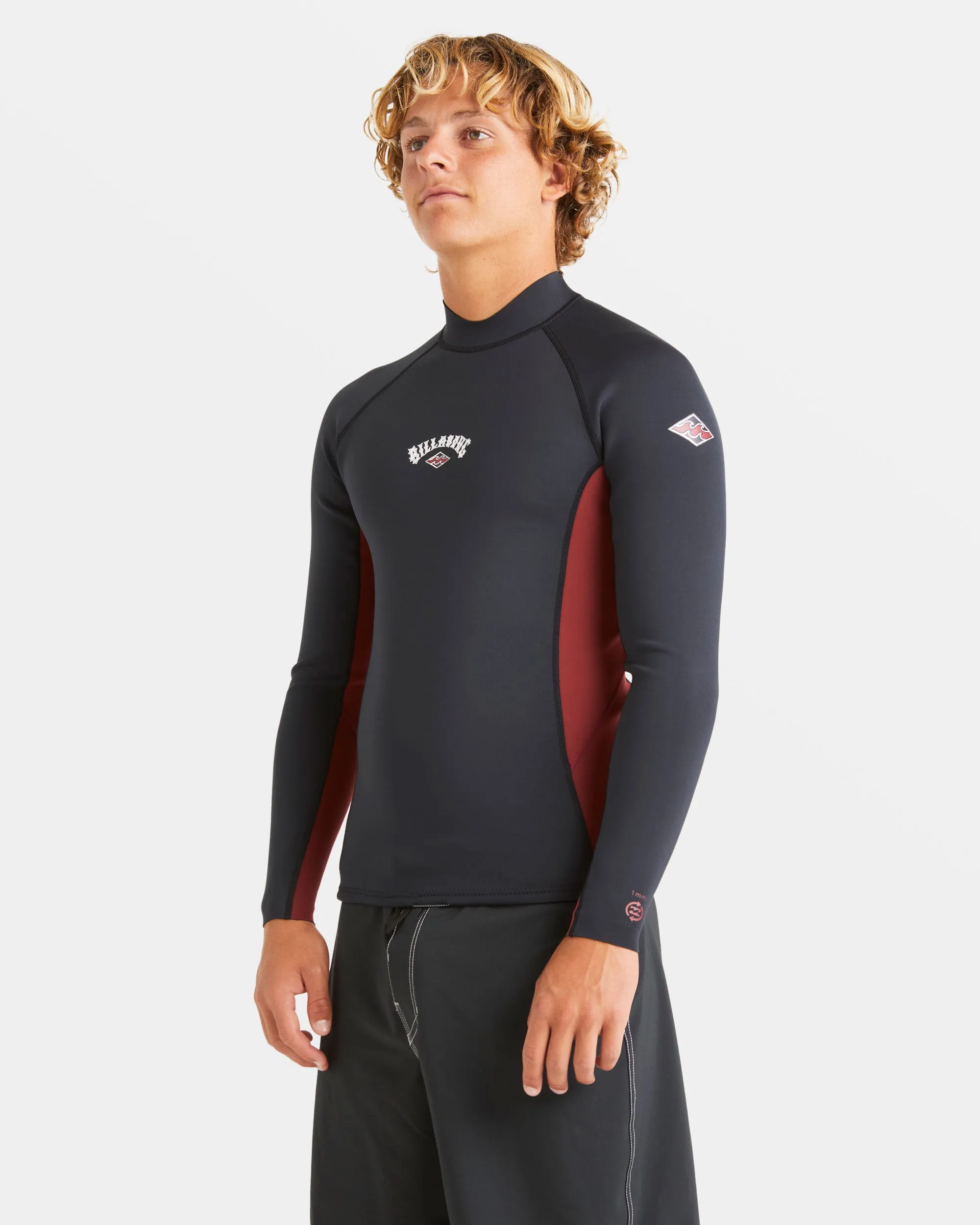 1/1mm Absolute Natural Upcycler Back Zip Wetsuit Jacket - Burnt Henna sold by Billabong product image thumbnail 3