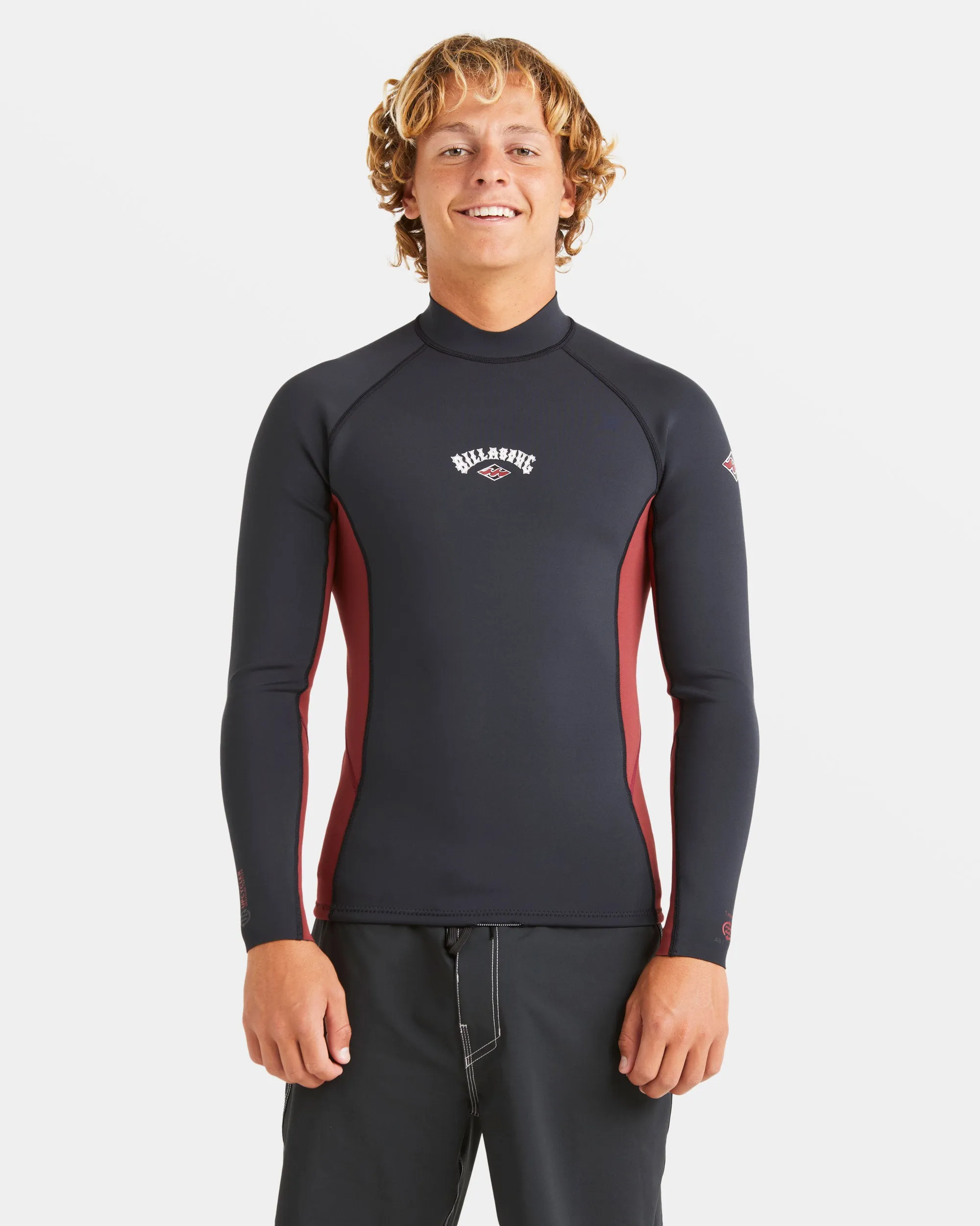 1/1mm Absolute Natural Upcycler Back Zip Wetsuit Jacket - Burnt Henna sold by Billabong