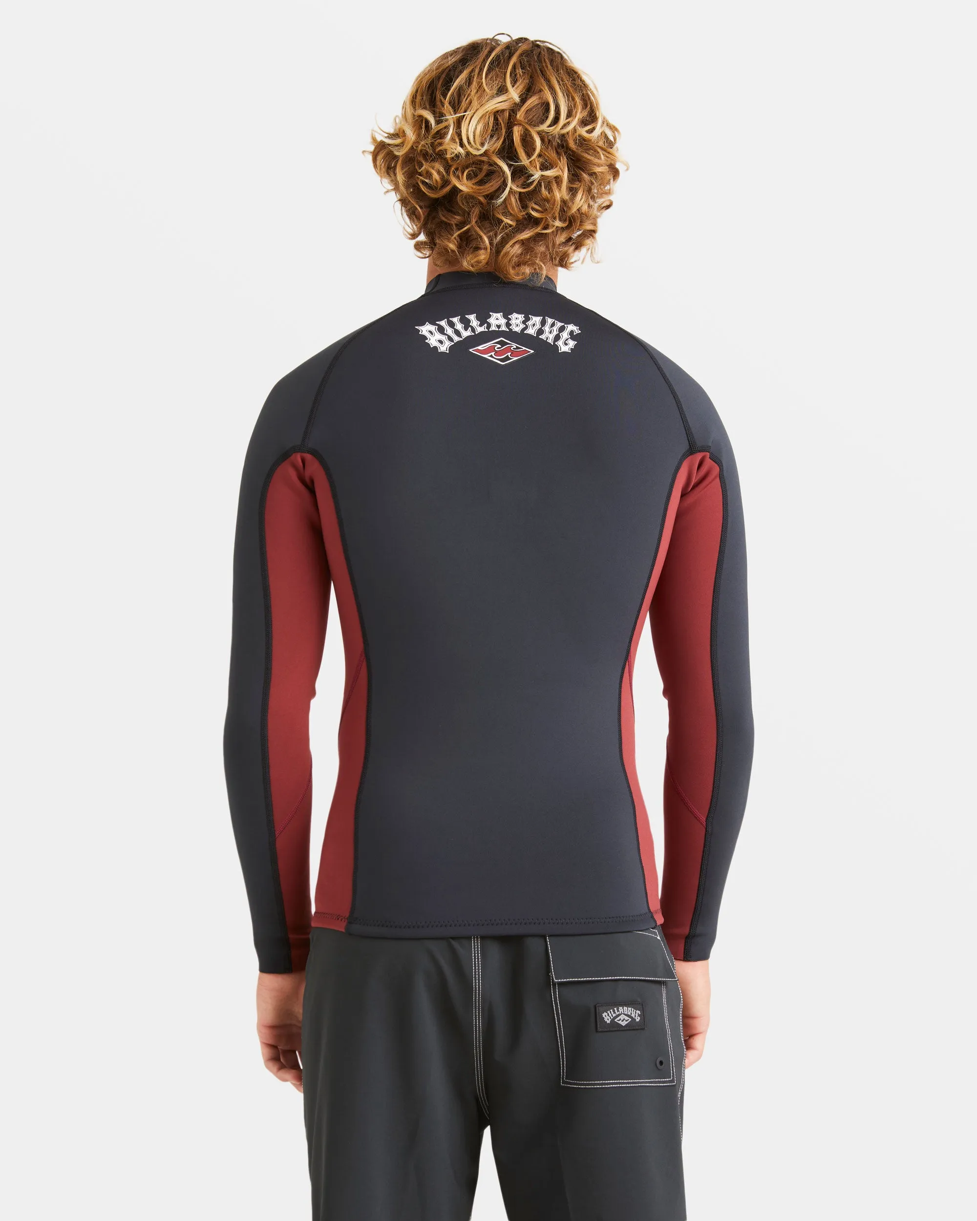 1/1mm Absolute Natural Upcycler Back Zip Wetsuit Jacket - Burnt Henna sold by Billabong product image thumbnail 2