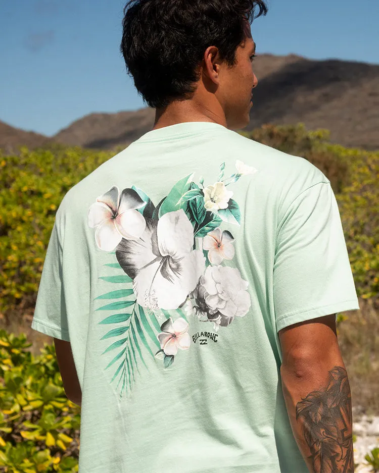 Lazarus Bouquet Short Sleeve T-Shirt - Mint sold by Billabong