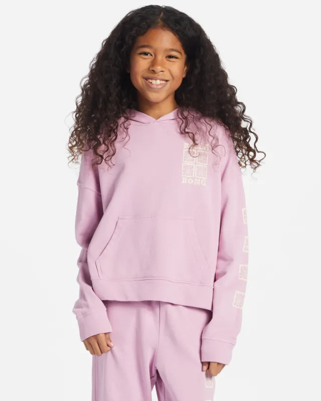 Girls Perfect Weekend Mini Crew Neck Sweatshirt - Lavender Kiss sold by Billabong