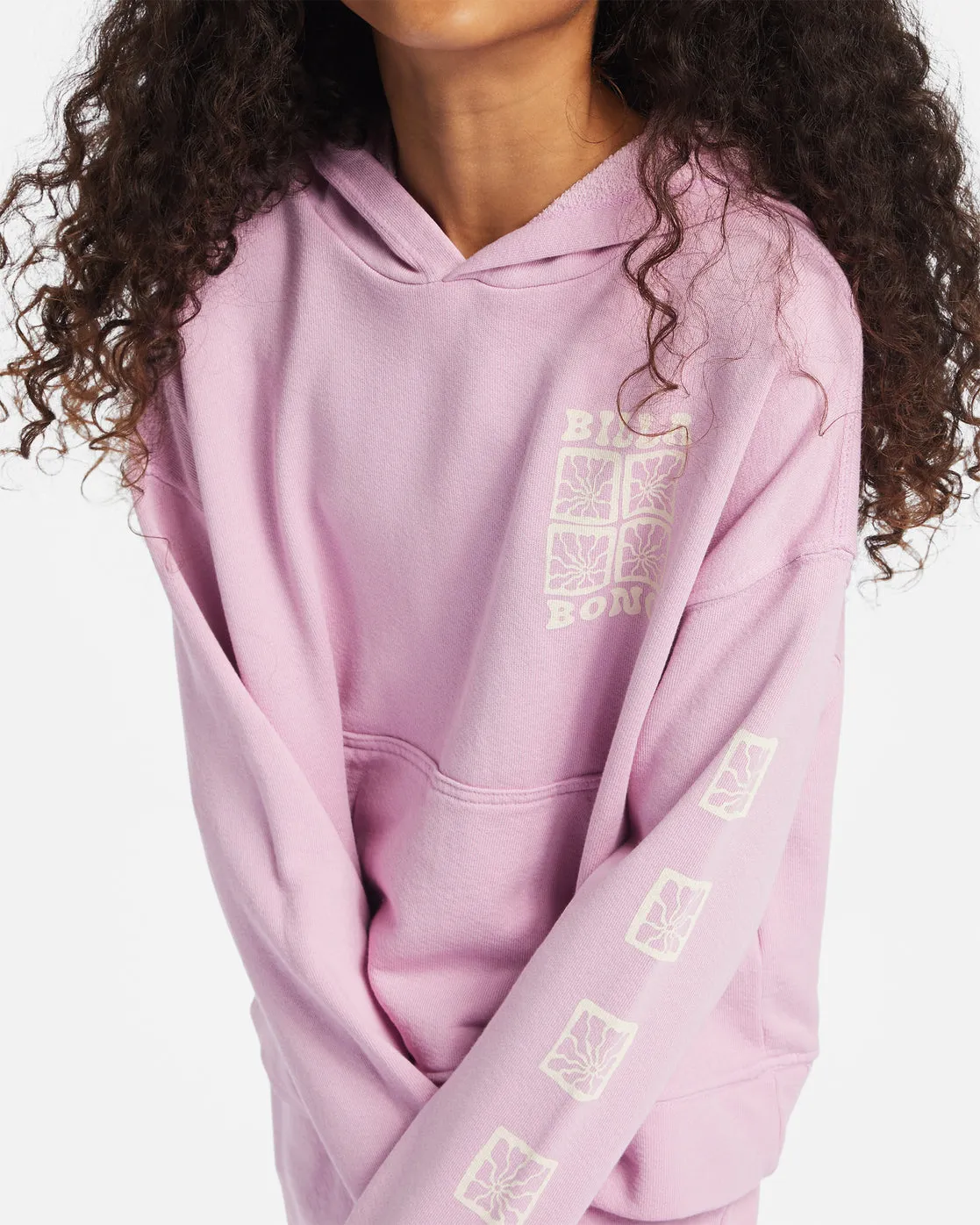 Girls Perfect Weekend Mini Crew Neck Sweatshirt - Lavender Kiss sold by Billabong product image thumbnail 4