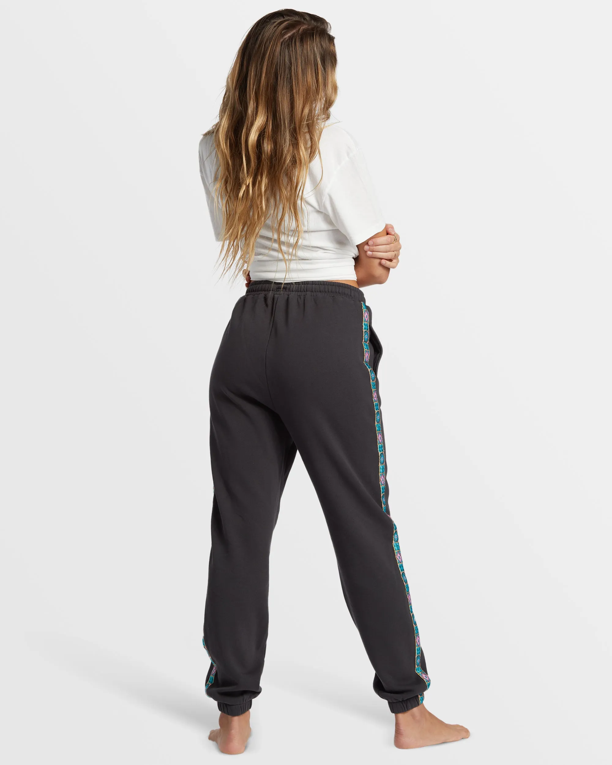 Swipe Right Elastic Waist Joggers - Black Sands sold by Billabong product image thumbnail 2